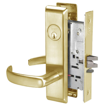 Accentra 8807FL Grade 1Entry Mortise Lock, Pacific Beach Lever